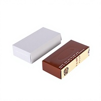 Boîte à mouchoirs personnalisée avec logo, finition mate haut de gamme, style chinois, emballage en carton de luxe, porte-serviettes rectangulaire pour hôtel
