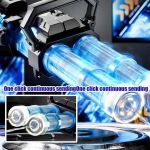 ปืนฉีดน้ำไฟฟ้าอัตโนมัติแบบยิงสองหัวพร้อมกระเป๋าเป้สะพายหลัง รุ่น YT Hot Summer Toy  จำลองเปลวไฟ - Product Image 4