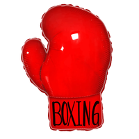 Ballons d'anniversaire de champion de Fight Club, gants de boxe, ballon en feuille, accessoires de fête de lutte