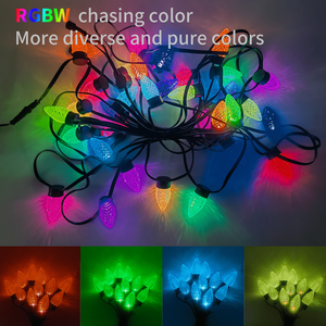 Gouly Chất lượng cao hơn dẫn bóng đèn C9 đèn giáng sinh sk6812 RGBW C9 LED giáng sinh đèn đầy màu sắc - Product Image 2