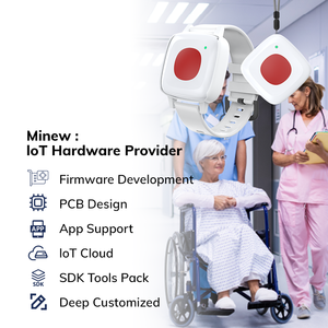 Alarma SOS para ancianos en hospitales, rastreador inteligente inalámbrico con botón de pánico SOS para niños y adultos mayores - Product Image 5