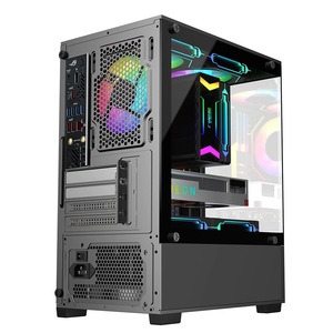 LY nuevo estilo fábrica <span class=keywords><strong>Mini</strong></span> <span class=keywords><strong>Pc</strong></span> case Spcc 0,7mm pequeña oficina y Gaming <span class=keywords><strong>PC</strong></span> case USB 3,0 Metal <span class=keywords><strong>PC</strong></span> Tower Matx gabinete para Gamer - Product Image 3