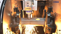 Équipement de découpe Laser en métal biseauté à 45 degrés avec tête de coupe 3D à cinq axes Source Laser à Fiber Ipg