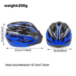Casco de Ciclismo de Montaña Azul con Nuevo Diseño, Luz Desmontable, Casco Deportivo para Bicicleta, Accesorios para Bicicleta - Product Image 5