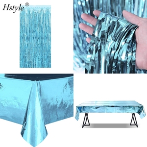 Decoración de Fiesta de <span class=keywords><strong>Cumpleaños</strong></span> Azul, Pancarta de <span class=keywords><strong>Feliz</strong></span> <span class=keywords><strong>Cumpleaños</strong></span>, Cortina de Flecos Azul Cielo para Niñas, Niños, Hombres, Mujeres, Adultos, ST011 - Product Image 3