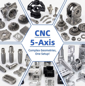 Componentes Mecánicos de Acero Inoxidable 316 Fabricados con Precisión Mediante Mecanizado CNC Personalizado e Impresión 3D de Metal SLM - Product Image 1