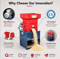 Machine à moudre les céréales compacte pour la maison, mini moulin à farine électrique, moulin à céréales sèches multifonctionnel pour maïs, soja, blé