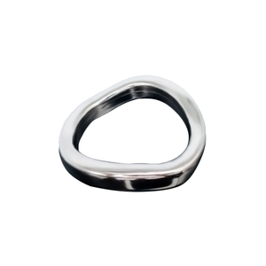 फ्रांक घुमावदार पुरुष लिंग की अंगूठी बीडीएसएम शुद्धता उपकरण धातु लिंग को बढ़ाता है रिंग कॉक युगल समलैंगिक विलंबित स्खलन शुद्धता अंगूठी - Product Image 1