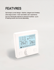Termostato Wi-Fi Oshland 16A per Riscaldamento <span class=keywords><strong>a</strong></span> Pavimento, Compatibile <span class=keywords><strong>con</strong></span> Tuya Smart - Product Image 6