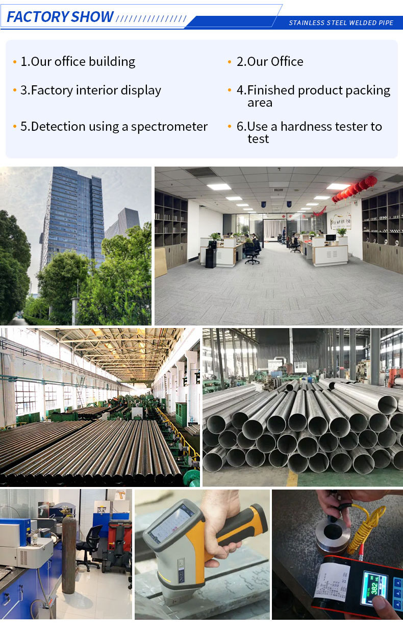 Prime Quality 201 304 304L 316 316L 2205 2507 310S Stainless Steel Seamless Welded Pipe Tube Price
