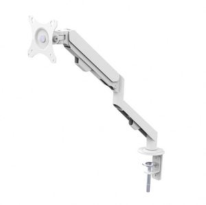 Soporte de Escritorio Ajustable para Monitor, Color Blanco, con Abrazadera Ergonómica para Oficina en Casa - Product Image 6