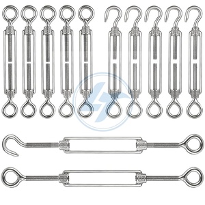 LT Hot SaleSteel Turnbuckle <strong>Rigging</strong> <strong>Hardware</strong> European Type M5 Turn Buckle With Eye <strong>Hook</strong> - Product Image 4