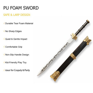 Épée de cosplay en mousse PU légère, flexible et durable, sans métal, idéale pour les événements et les jeux de rôle (vente en gros) - Product Image 3
