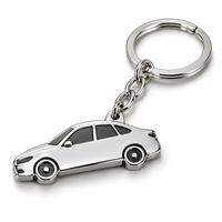 Porte-clés en métal personnalisé en forme de voiture 3D, logo personnalisé, cadeau promotionnel en gros, fabricant OEM de qualité supérieure