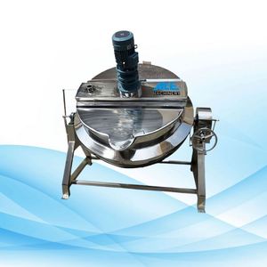 Mezclador de cocina de polvo eléctrico Industrial, chaqueta, hervidor de agua, mezclador de cocina de Gas para pasta de frijoles, olla de cocina Industrial duradera - Product Image 1