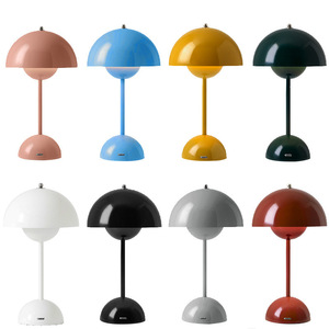 Lampe de table champignon moderne rechargeable en gros, 2000 mAh, en plastique, LED, à intensité variable, commande tactile, pour la maison, la chambre, les mariages - Product Image 6