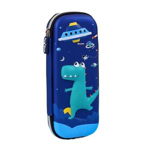 Trousse à crayons grande capacité à fermeture éclair 3D en EVA, motif fusée Kawaii, pour garçons et filles, idéale pour l'école - Vente Flash - Product Image 3