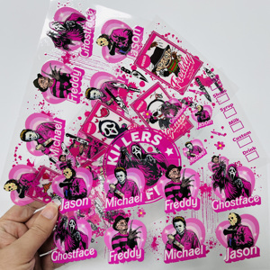 Nhà Máy Bán buôn UV dtf chuyển tùy chỉnh uvdtf Libbey cốc thủy tinh kết thúc tốt đẹp Sticker 16oz thiết kế cho chai thủy tinh chuyển in ấn - Product Image 2