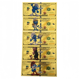 Billet de banque Smurfette Anime Papa 2026 America pour collection de fans - Product Image 1