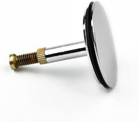 Tapón de drenaje de cobre para bañera, fregadero de bañera de baño, enchufe emergente de repuesto, desagüe de tubería de desagüe, accesorios para fregadero de cocina, enchufe de bañera de 43mm