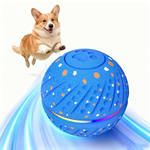 Nouveau jouet interactif pour chien : balle intelligente qui bouge et rebondit avec lumières colorées, jouet automatique pour chien - Product Image 1