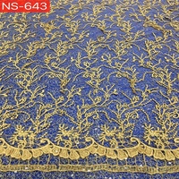 2020 pas cher textile africain net tissu broderie dentelle magnifique séquence net tissus pour la fête de mariage