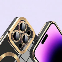 Funda Magnética Personalizada con Forma de Corazón para iPhone 17 16 15 Pro Max, Protección Completa de PC