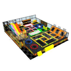 Vendita in fabbrica produttore di attrezzature per parchi giochi al coperto campo da intrattenimento Ninja trampolino Park per bambini e adulti - Product Image 5