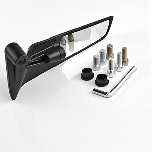 Rétroviseur de moto Qiangye, grande lame réglable universelle pour la sécurité des motos - Product Image 3