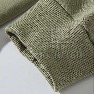 Sudadera con capucha extragrande de alta calidad para hombre, con cremallera, color liso, hombros caídos, estilo holgado, con logo personalizado, teñido liso, transpirable - Product Image 5