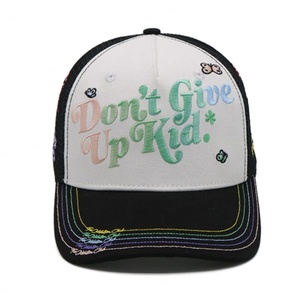 Nuevo diseño de moda, gorra de camionero de 5 paneles, gorra bordada, gorra de malla de alta calidad, camionero - Product Image 2