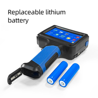 Impresora de Inyección de Tinta Portátil de Bolsillo con Pantalla Táctil de 12.7mm, Máquina de Impresión Manual para Codificación de Fechas de Caducidad con Tinta de Secado Rápido