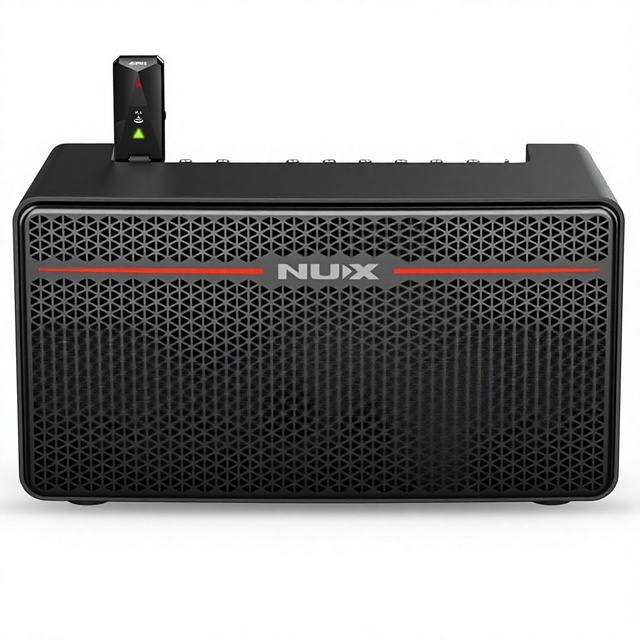 For Mighty Space Wireless 30W Portable Modeling Guitar Amplifier Built-in IRs 7 Presets Dual 4'' Coaxial Loudspeakers 7hrs
