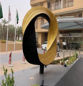 Estatua artificial moderna personalizada de tamaño real, escultura artística de bronce con estampado de personajes famosos de arabia, decoración de tela de Príncipe - Product Image 2