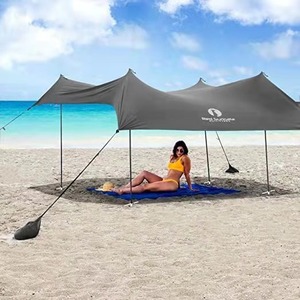 เสาเต็นท์อลูมิเนียมอัลลอยด์ 2 เมตร 6061 น้ำหนักเบา สำหรับเต็นท์ชายหาด - Product Image 3