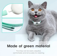 Puntero Láser Eléctrico para Gatos, Juguete Inteligente para Mascotas, Uso en Interiores, Ángulo Ajustable, 41 Collares, Longitud de 8-12 Pulgadas, Tipo-C, 5H, Plástico