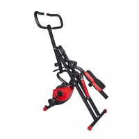 Vélo d'exercice pliant d'intérieur Grue totale pour le corps Équipement de fitness sportif Machine à crunch total Machine d'exercice d'équitation