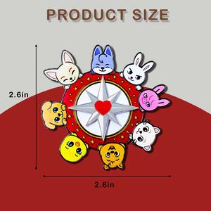 Imán para Refrigerador, de Aleación Metálica Plateada, con Esmalte, Diseño 3D, Anime, Vintage, Té, Viajes, Dibujos Animados - Product Image 6