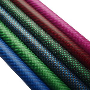 Tubos de Fibra de Carbono de Color SHENYU con Acabado Brillante - Disponibles en 10 mm, 16 mm, 25 mm - Product Image 2