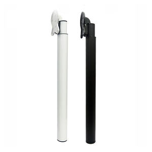 Có Thể Gập Lại Chiều Cao Điều Chỉnh Kim Loại Sắt <span class=keywords><strong>Chrome</strong></span> Đồ Nội Thất Nhà Bếp Bàn Bar Văn Phòng Bàn Chân Tròn Gấp Chân Bàn Kính Thiên Văn - Product Image 6