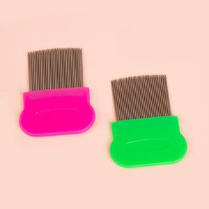 WANMEI Vente en gros <span class=keywords><strong>de</strong></span> produits <span class=keywords><strong>de</strong></span> lutte antiparasitaire Peigne à poux en acier inoxydable pour l'élimination des puces Peigne à poux en acier inoxydable - Product Image 4