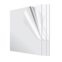 Feuilles acryliques transparentes pour enseignes fluorescentes et LED