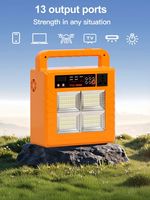 Station d'alimentation portable 500W, générateur solaire standardisé pour la maison et le camping