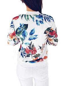 Giacche e Cappotti da Donna Taglia <span class=keywords><strong>S</strong></span> ~5XL, Top a Maniche Lunghe Stampati con Zip, Cappotti Larghi per Donna - Product Image 3
