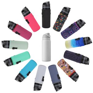 กระเป๋าใส่ขวดน้ำพร้อมสายสะพายไหล่ปรับได้สำหรับโอวาลา 24 ออนซ์ ฝาครอบขวดน้ำแบบหุ้มฉนวนสำหรับโอวาลา ฟรีซิป - Product Image 3