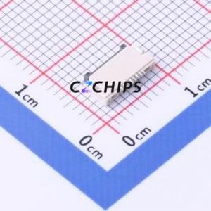 FPC-05F-8PH15 FFC/FPC Connector SMD,P=0.5mm,Horizontal Mount Connector Flip Cover Type Bottom Contact 8P 0.5mm - Product Image 2