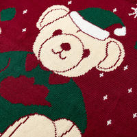 Pull d'hiver personnalisable pour garçons filles Pull en tricot jacquard de Noël avec motif animal Style décontracté pour l'Europe et l'Amérique