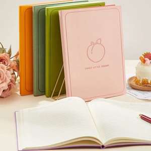 व्यापार यात्रियों के लिए सोने की पन्नी डिजाइन के साथ कस्टम लोगो प्रिंटिंग ए 5 पु चमड़े की नोटबुक-पर्यावरण के अनुकूल और टिकाऊ - Product Image 5