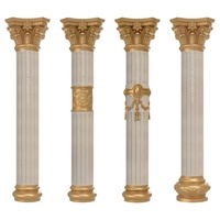 Moule en Plastique ABS Rond pour Piliers Romains, Colonnes Décoratives Extérieures en Béton, pour Moulage de Ciment Domiciliaire de Villa