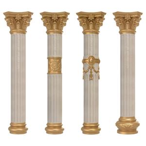 Stampi di Design in Plastica ABS per Colonne Romane Rotonde da Esterno, Stampi per Calcestruzzo per la Realizzazione di Pilastri in Cemento per Ville e Case - Product Image 6